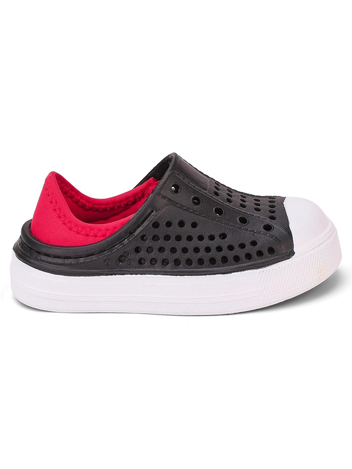 Black Elastic YOYO Slip-on Sneaker