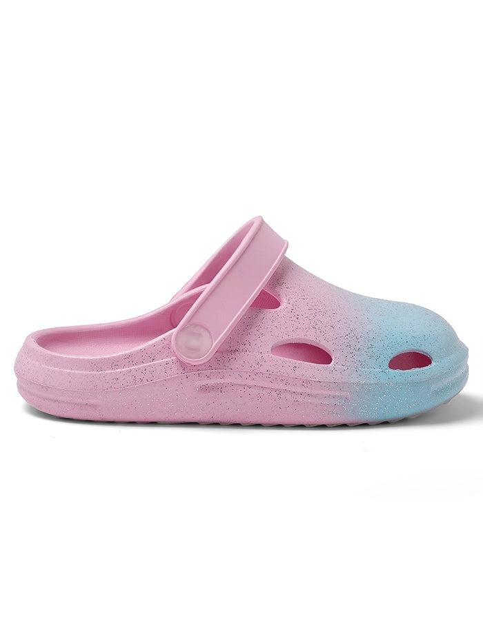 Glitter Pink & Blue Clog