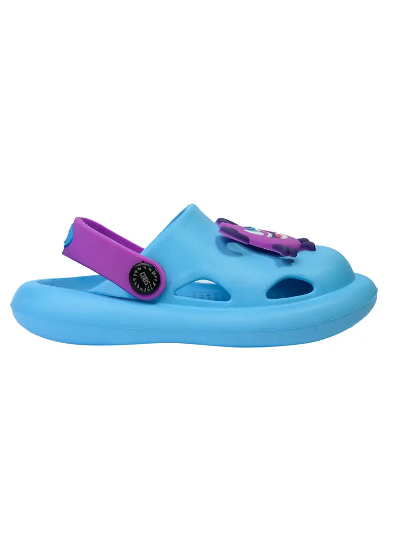 Kids Clog Turquoise Monsters