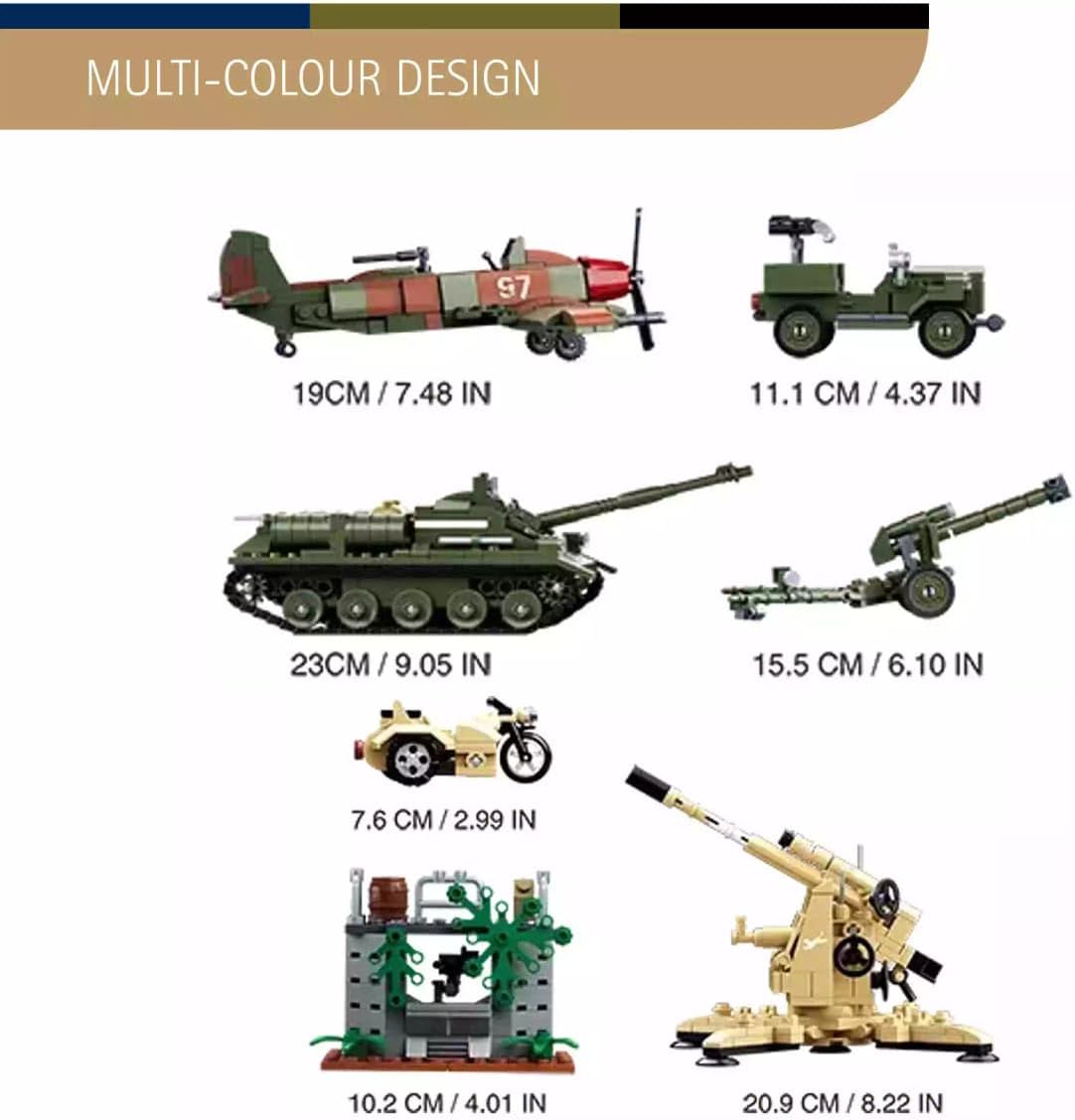 SLUBAN WWII - BATTLE OF KURSK 998PCS