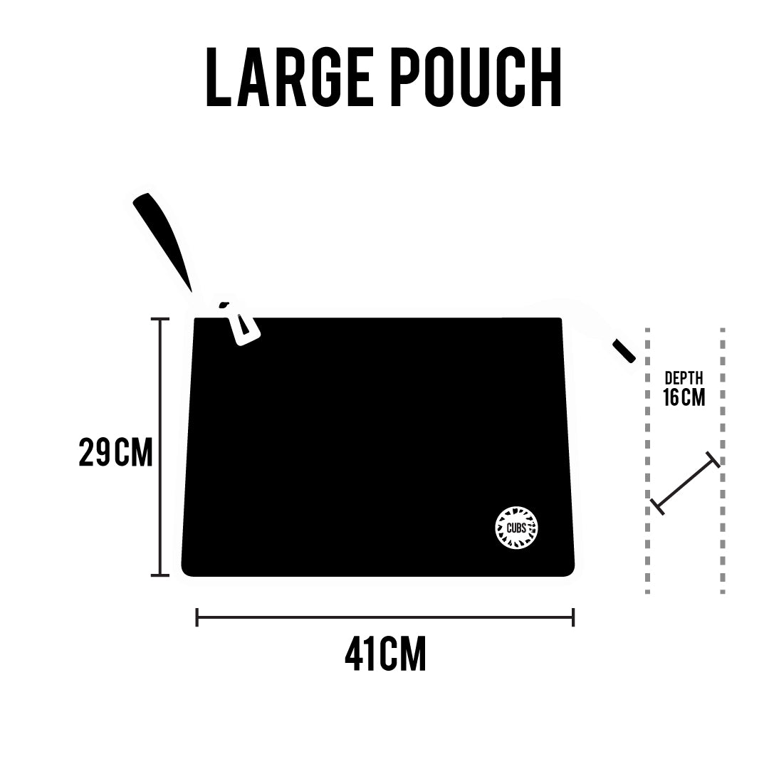 Disco Swirls Large Pouch
