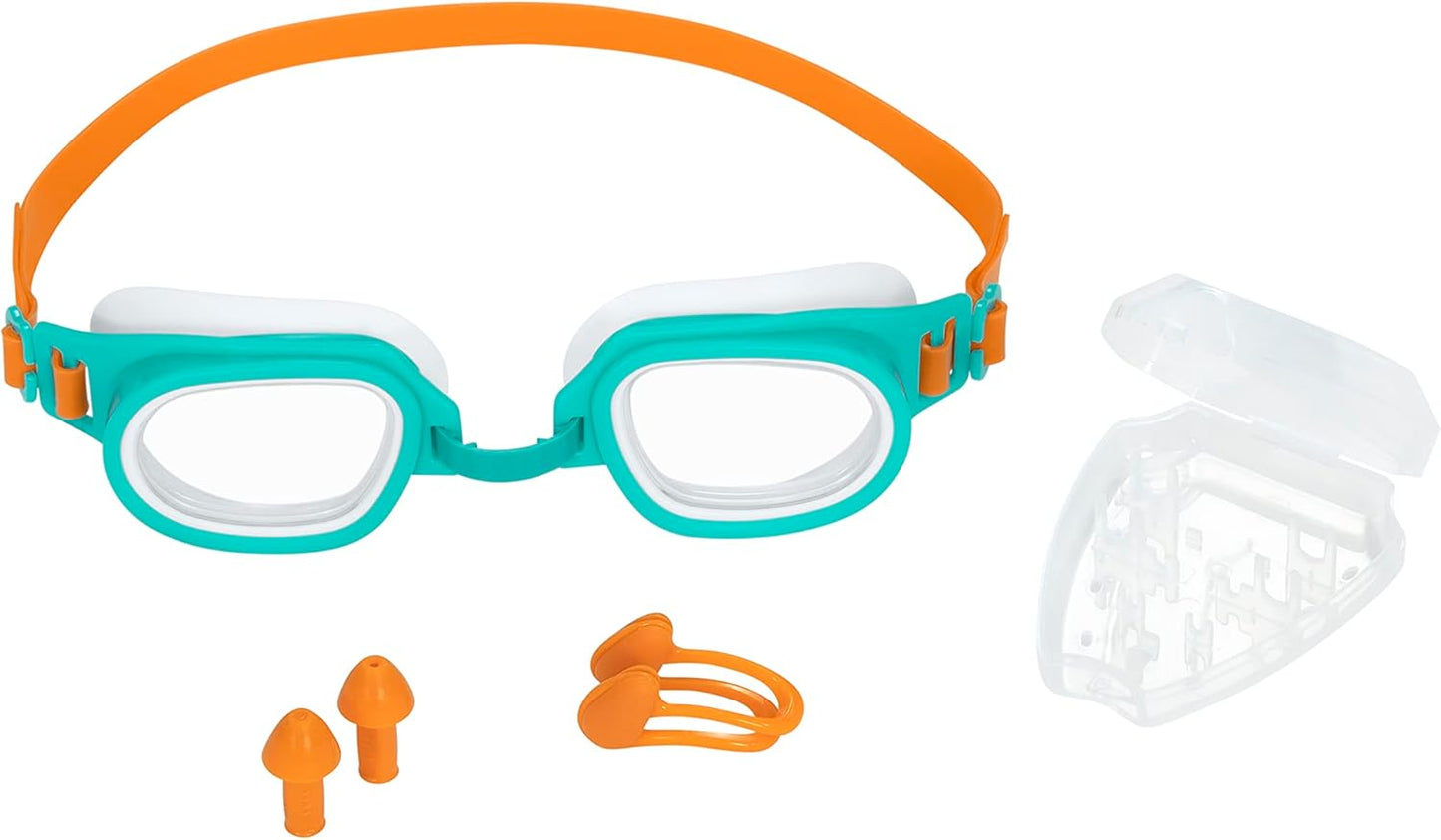 Bestway kids goggle set with nose and ear plus 3 in 1