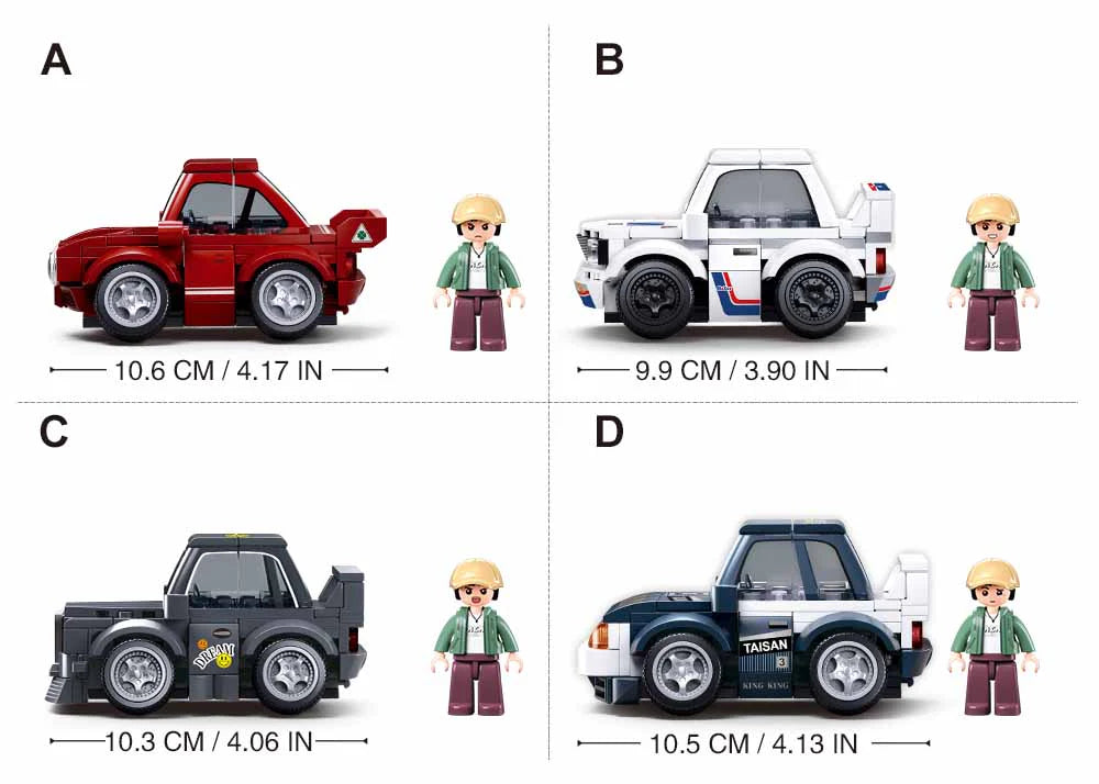 SLUBAN MCar White Car (M38-B1207B)