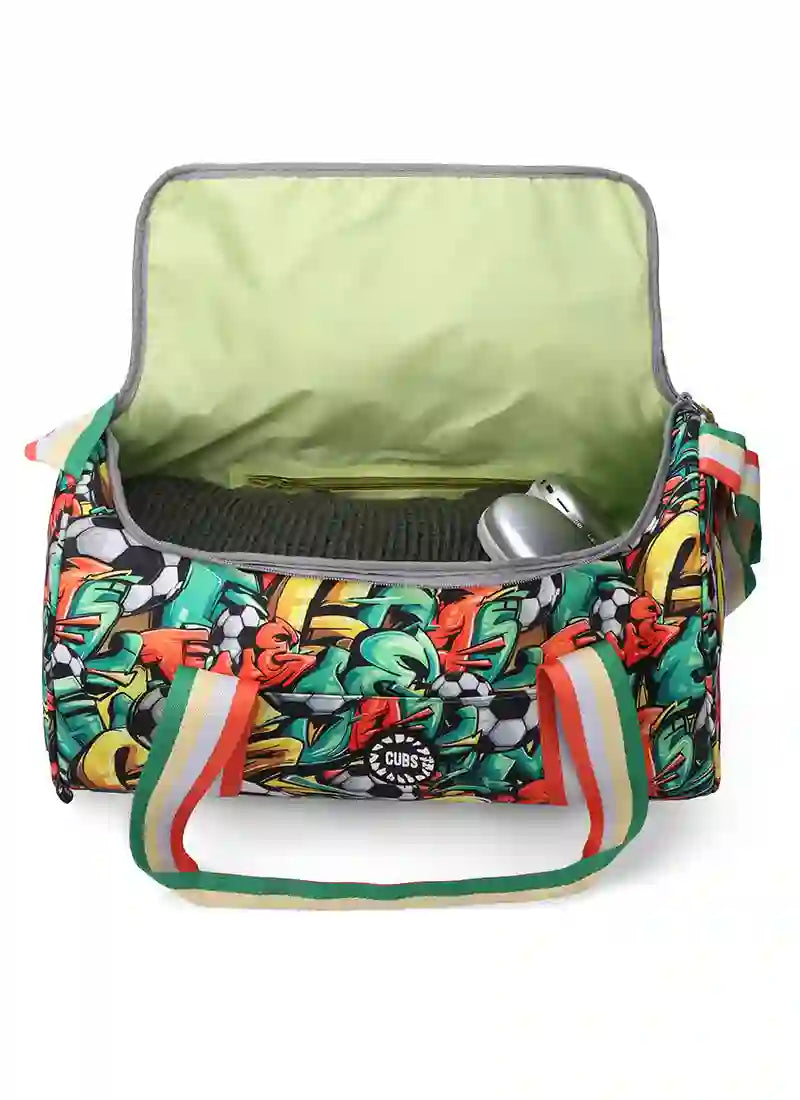 Football Graffiti Medium Duffel Bag