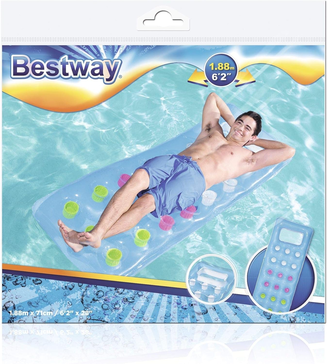 Bestway Fashion Lounge, 188 cm Length x 71 cm Width