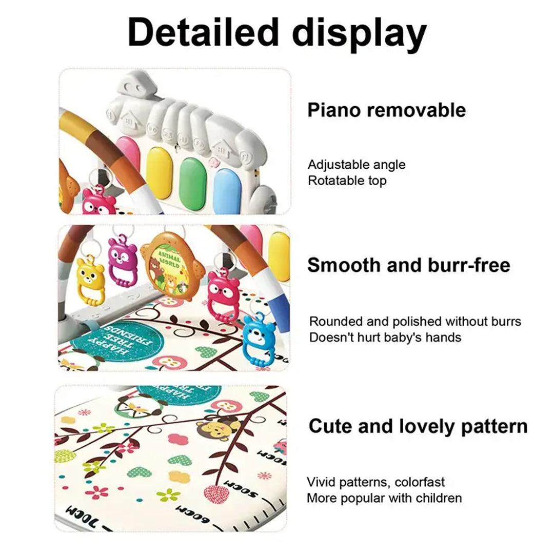 Musical Activity Center & Quilted Piano Play Mat