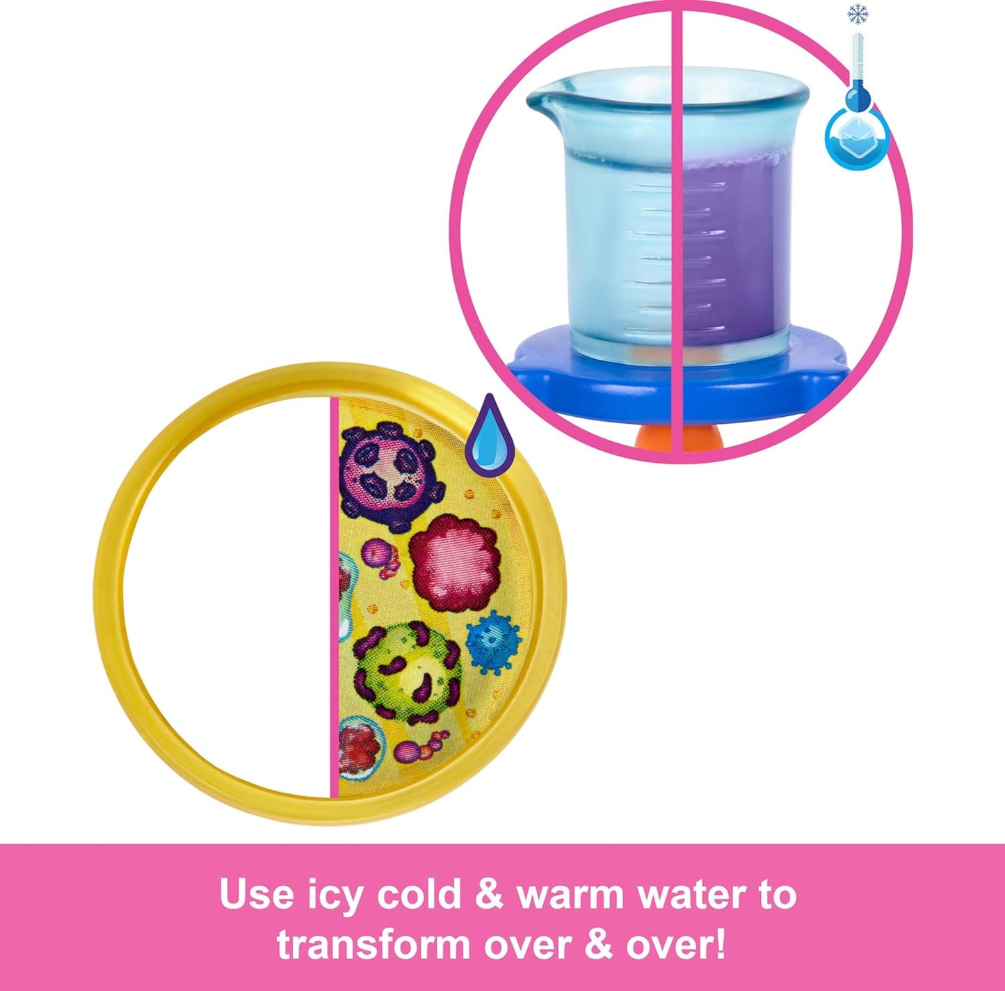 Barbie - JCR70 Scientist Doll and Accessories with Blonde Fashion Doll, Laboratory Table, Microscope, Colour Changing Beaker and Petri Dish