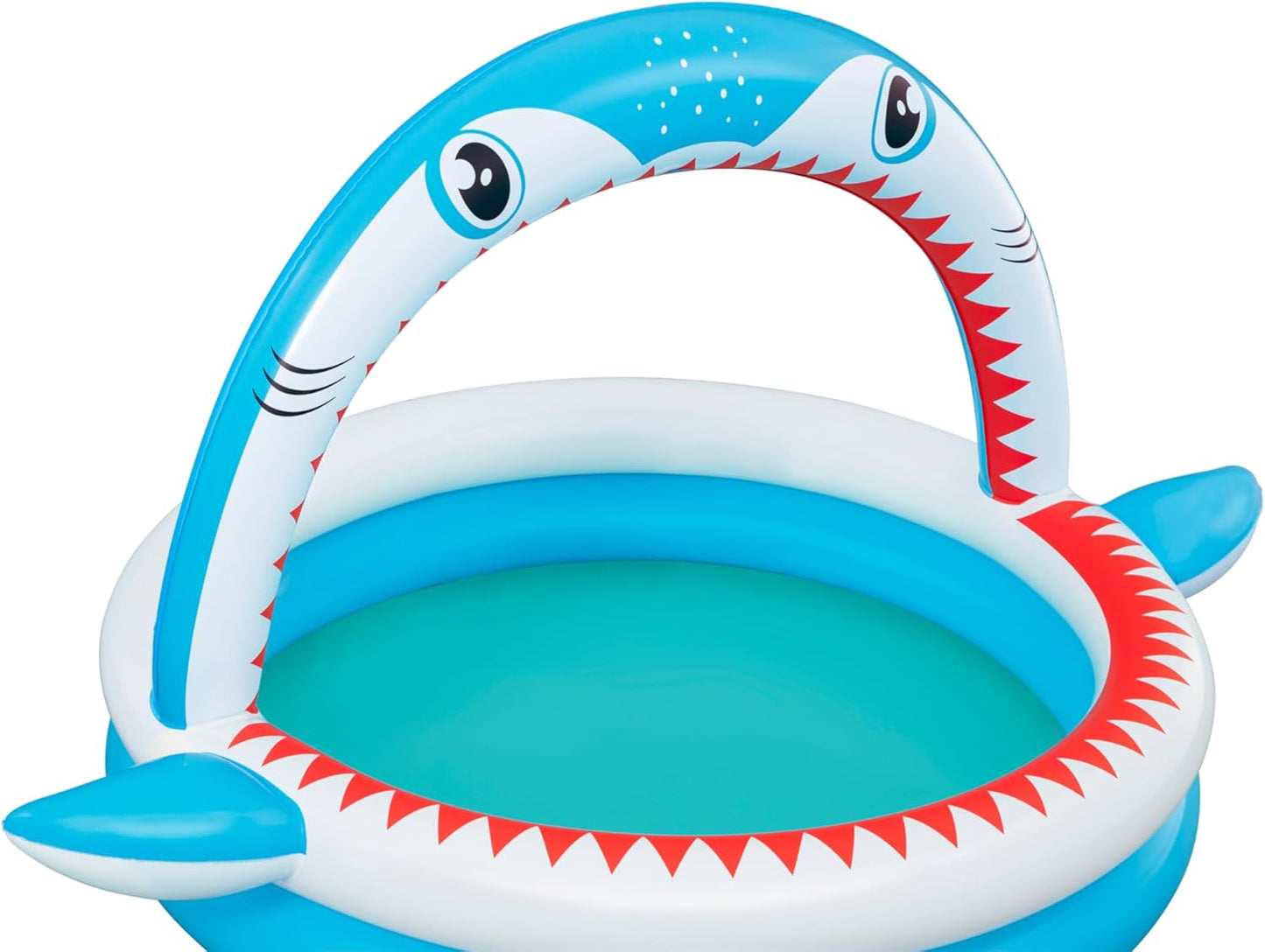 Bestway 64" x 50" x 36"/1.63m x 1.27m x 92cm Sharktastic Sprinkler Play Pool