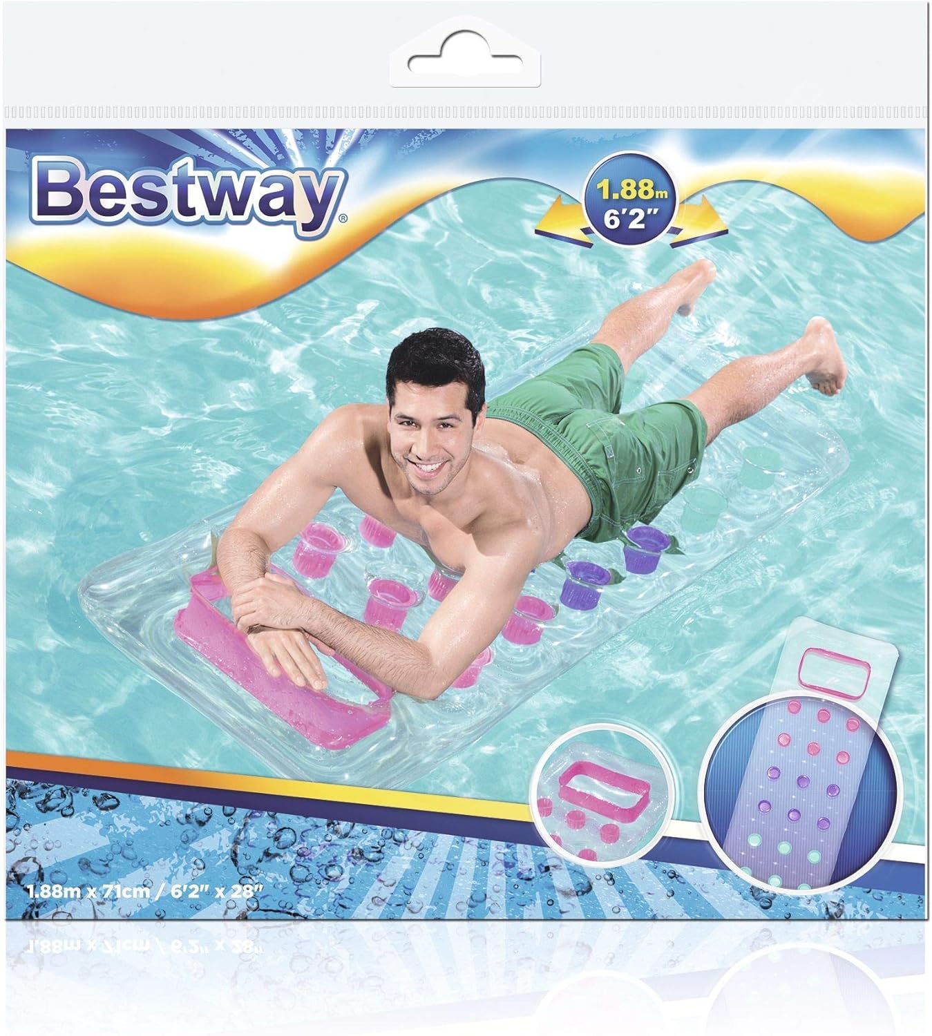 Bestway Fashion Lounge, 188 cm Length x 71 cm Width