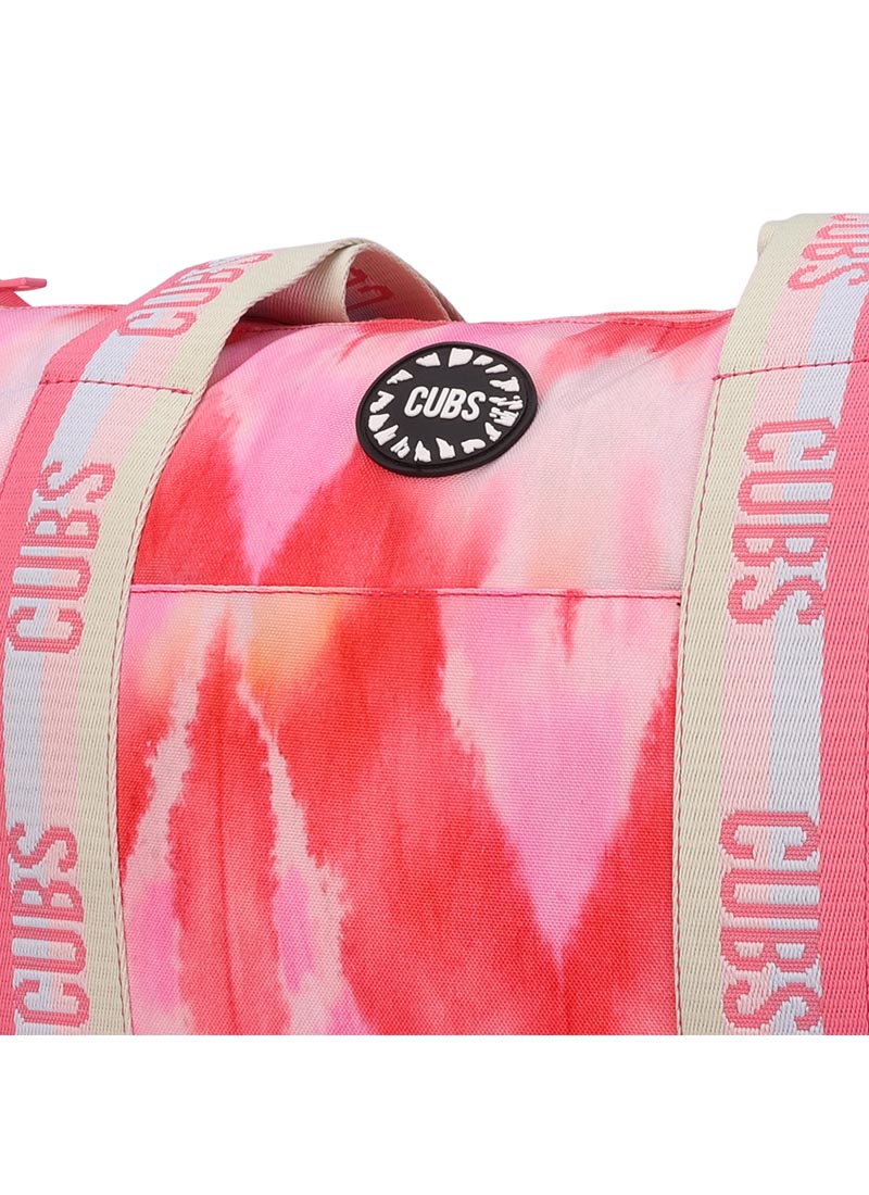 Watermelon Slices & Red Tye Dye Double Face Tote Bag