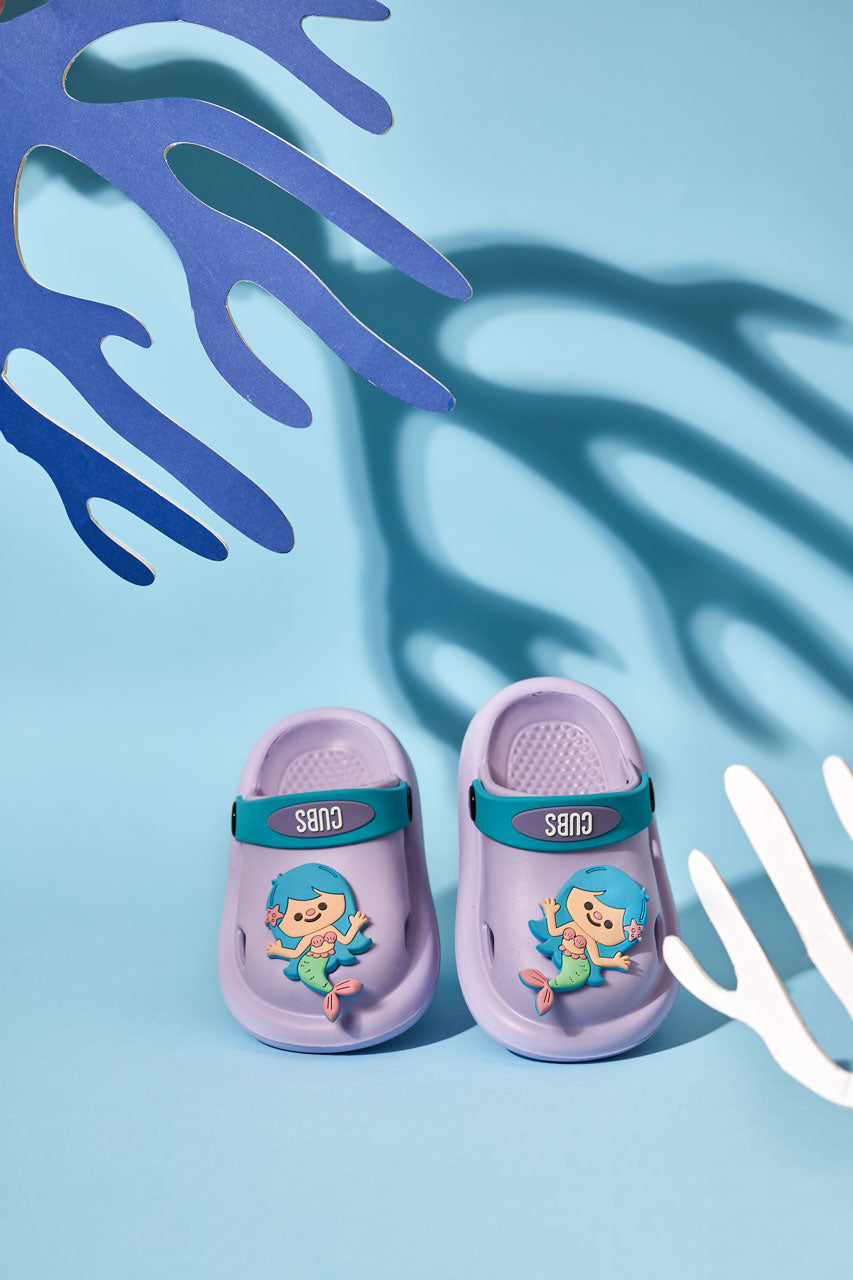 Kids Clog Lilac Mermaid