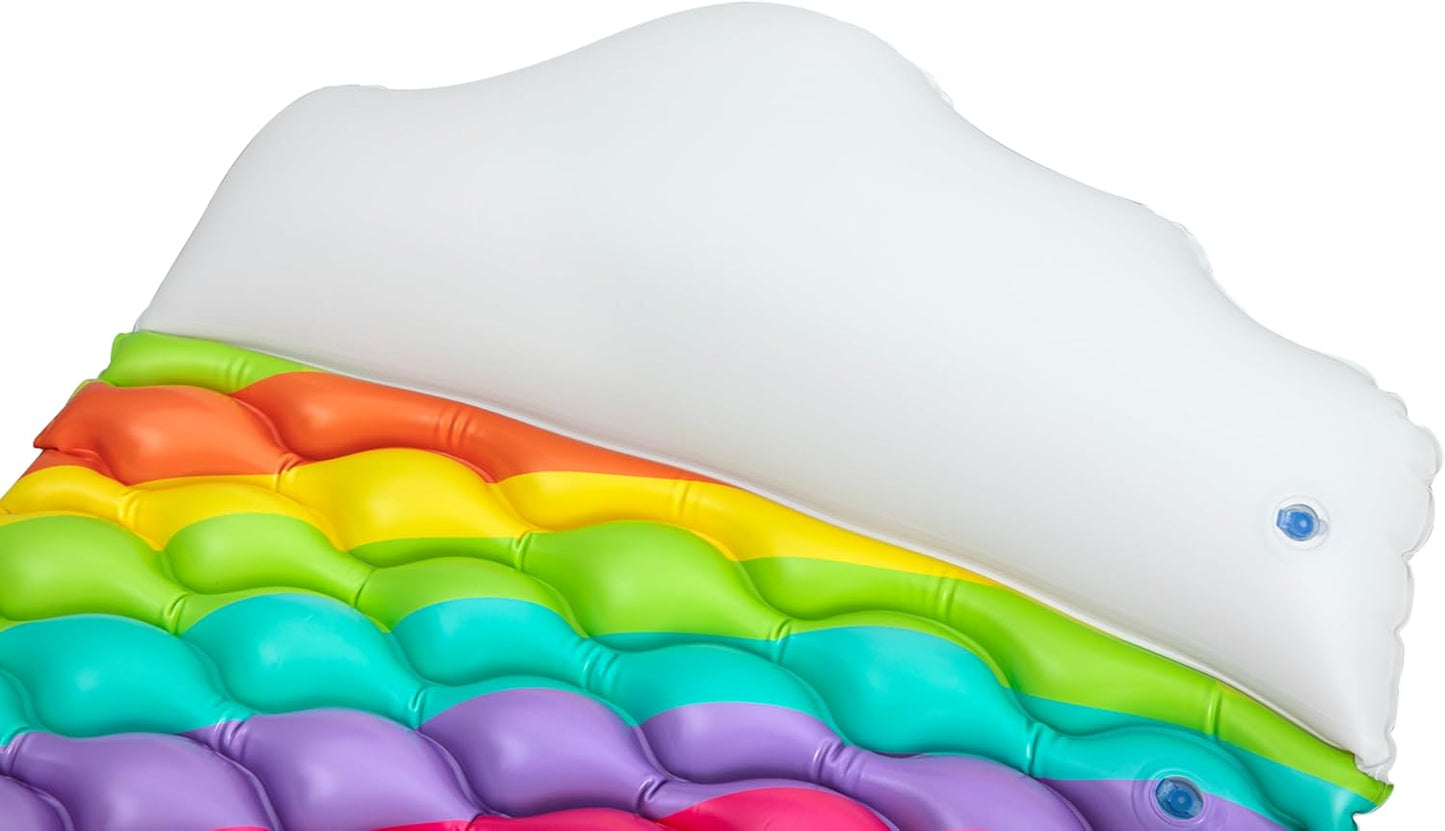 Bestway 7'1" x 31.5"/2.16m x 80cm Rainbow Dreams Floating Mat