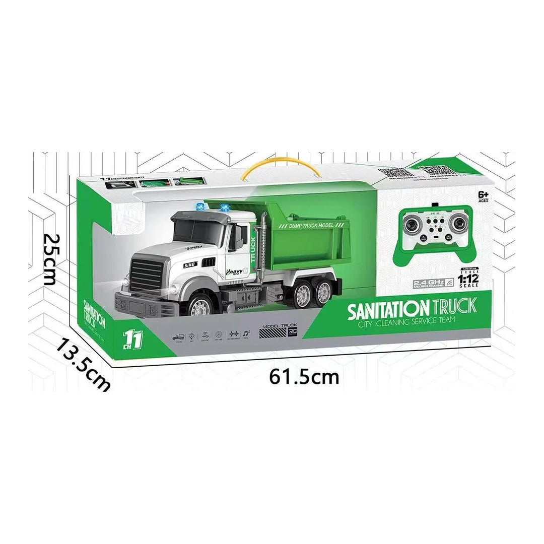 Remote Control Sanitation Truck – 2.4GHz City Cleaning Vehicle
