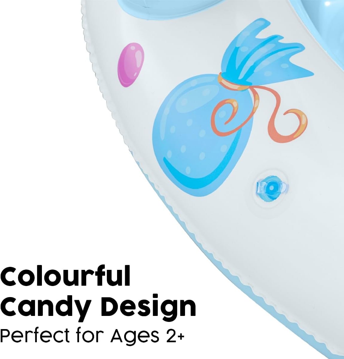 Bestway 41" x H33"/1.04m x H84cm Sweet Shoppe Shaded Kiddie Pool