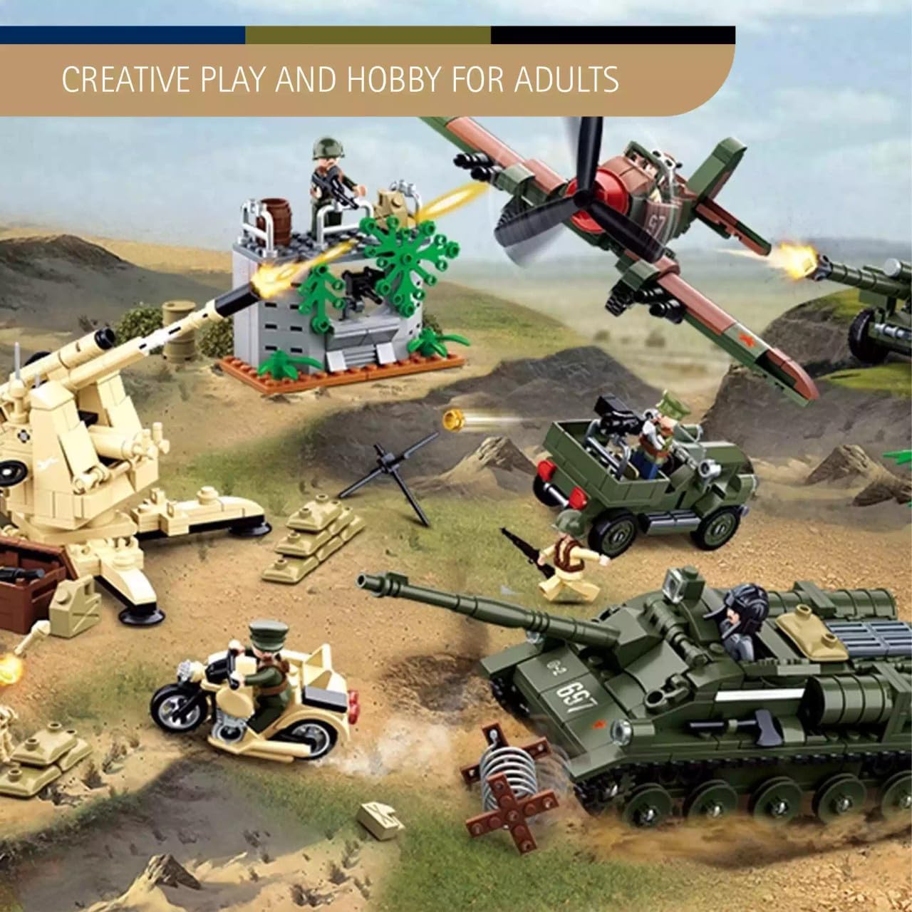 SLUBAN WWII - BATTLE OF KURSK 998PCS