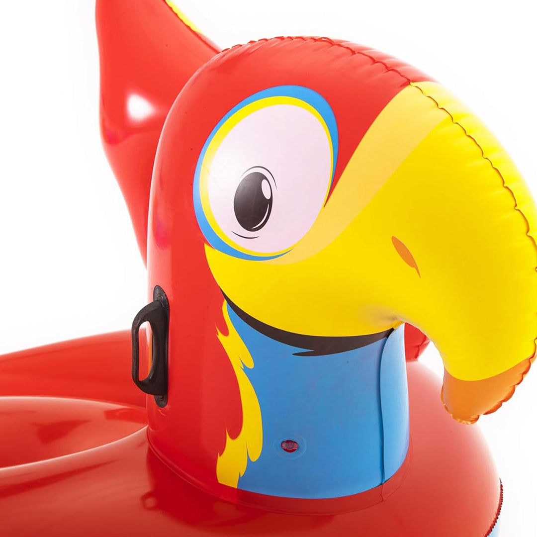 Bestway Peppy Parrot Ride-On – 203x132cm Large Inflatable Pool Float