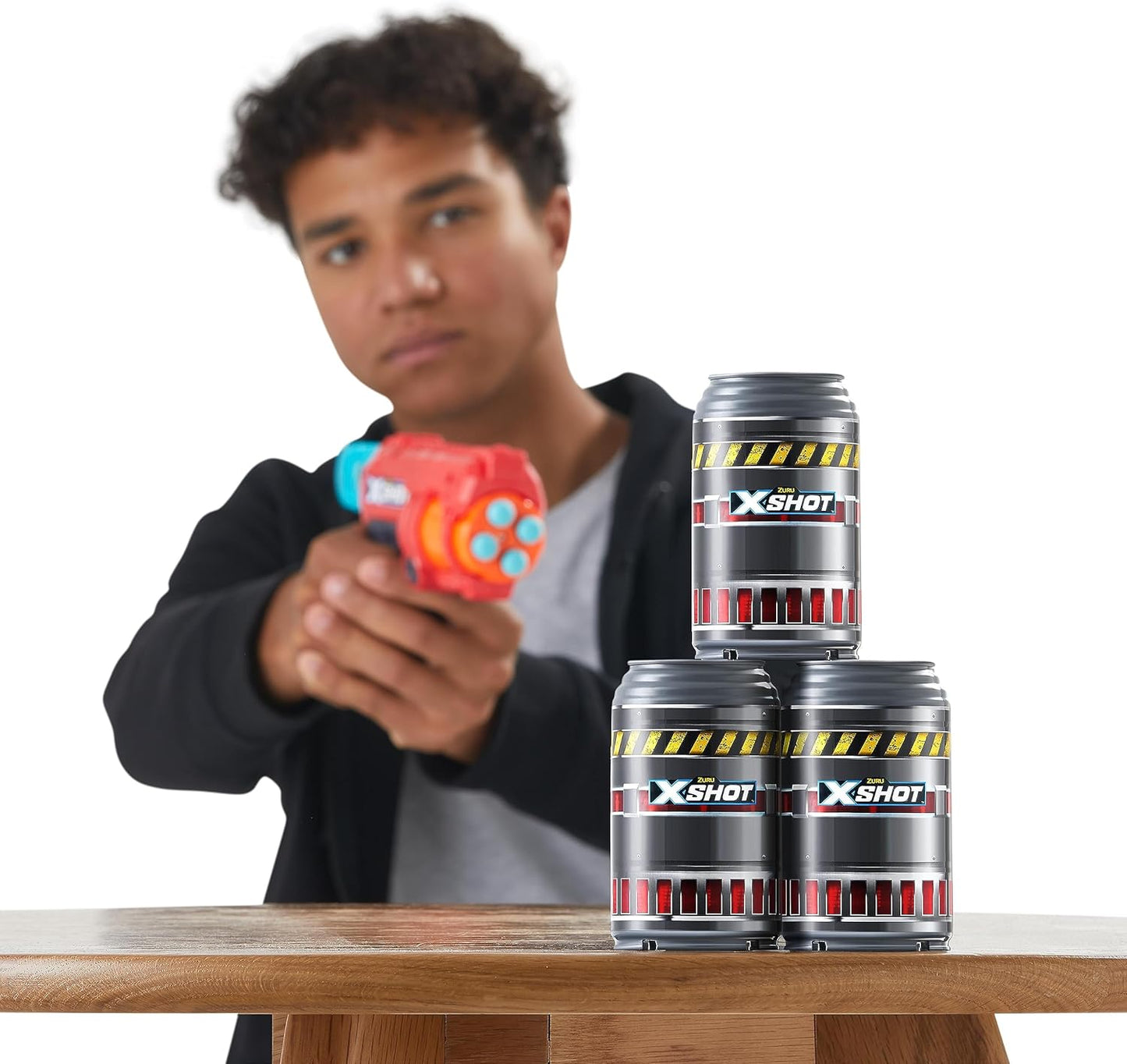 ZURU 2022-S002-X-SHOT- EXCEL-FURY 4 2PK (3Cans,16Darts)