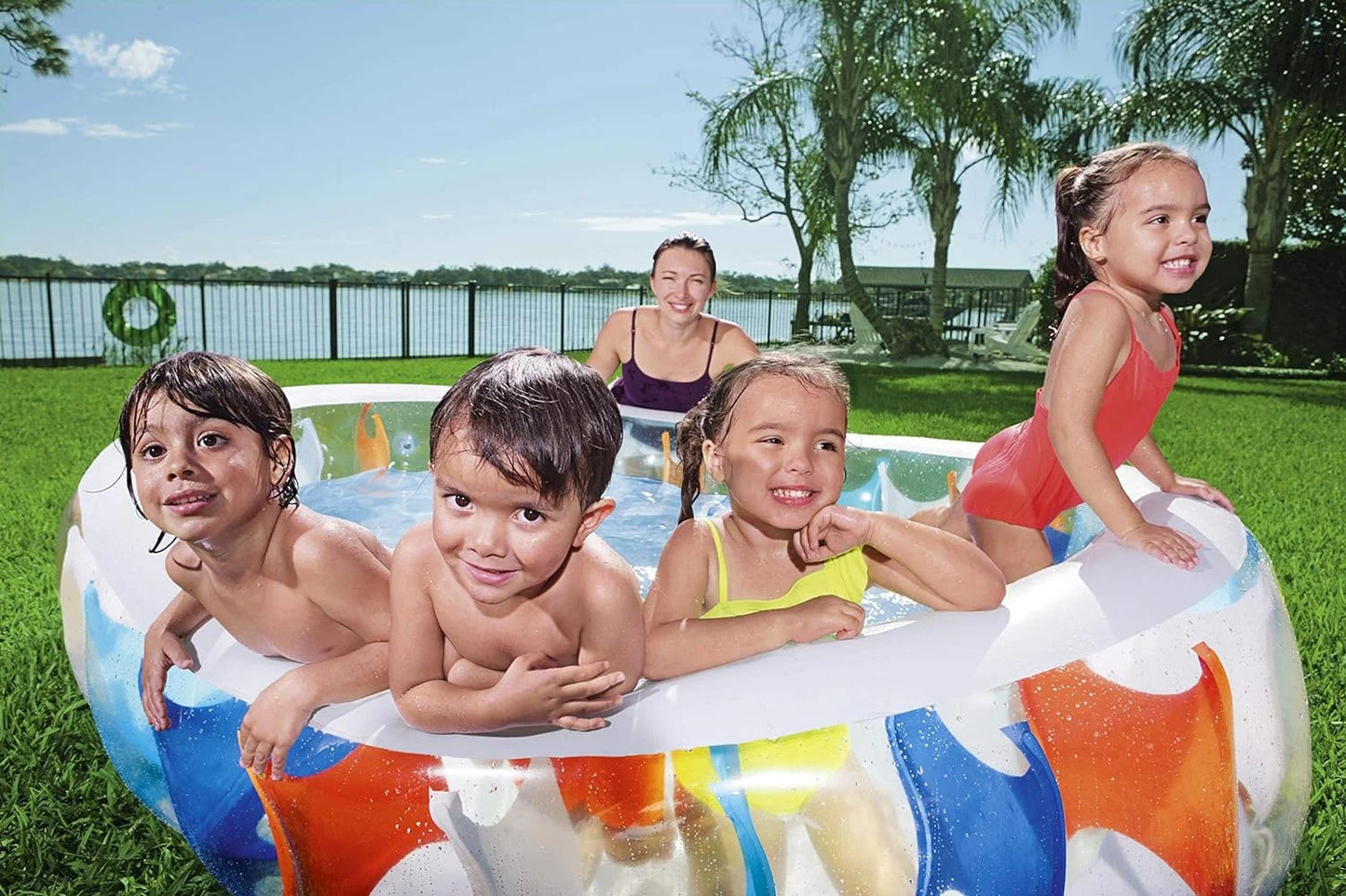 Bestway® Elliptic Inflatable Play Pool – 54066E