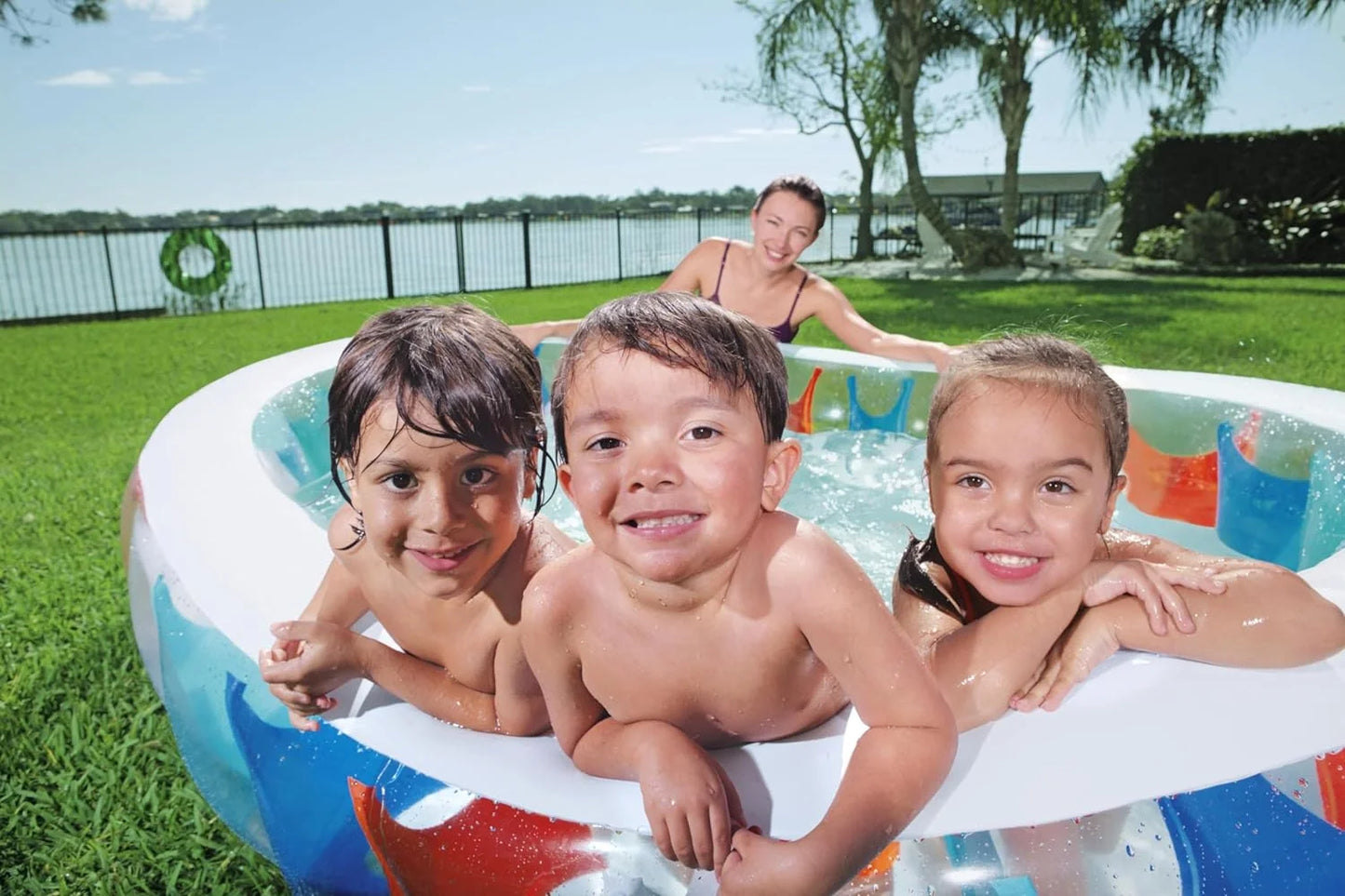 Bestway® Elliptic Inflatable Play Pool – 54066E