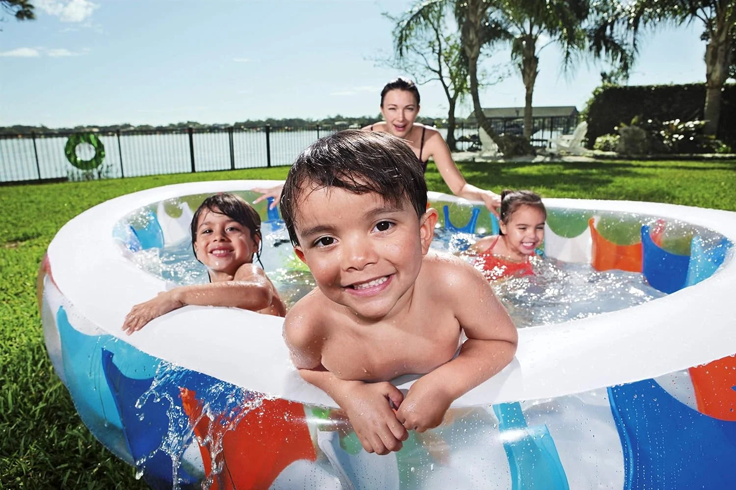 Bestway® Elliptic Inflatable Play Pool – 54066E