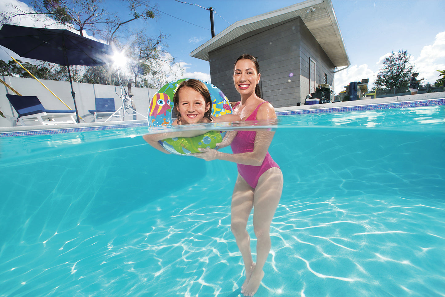 Bestway® ?22"/ 56cm Designer Swim Ring