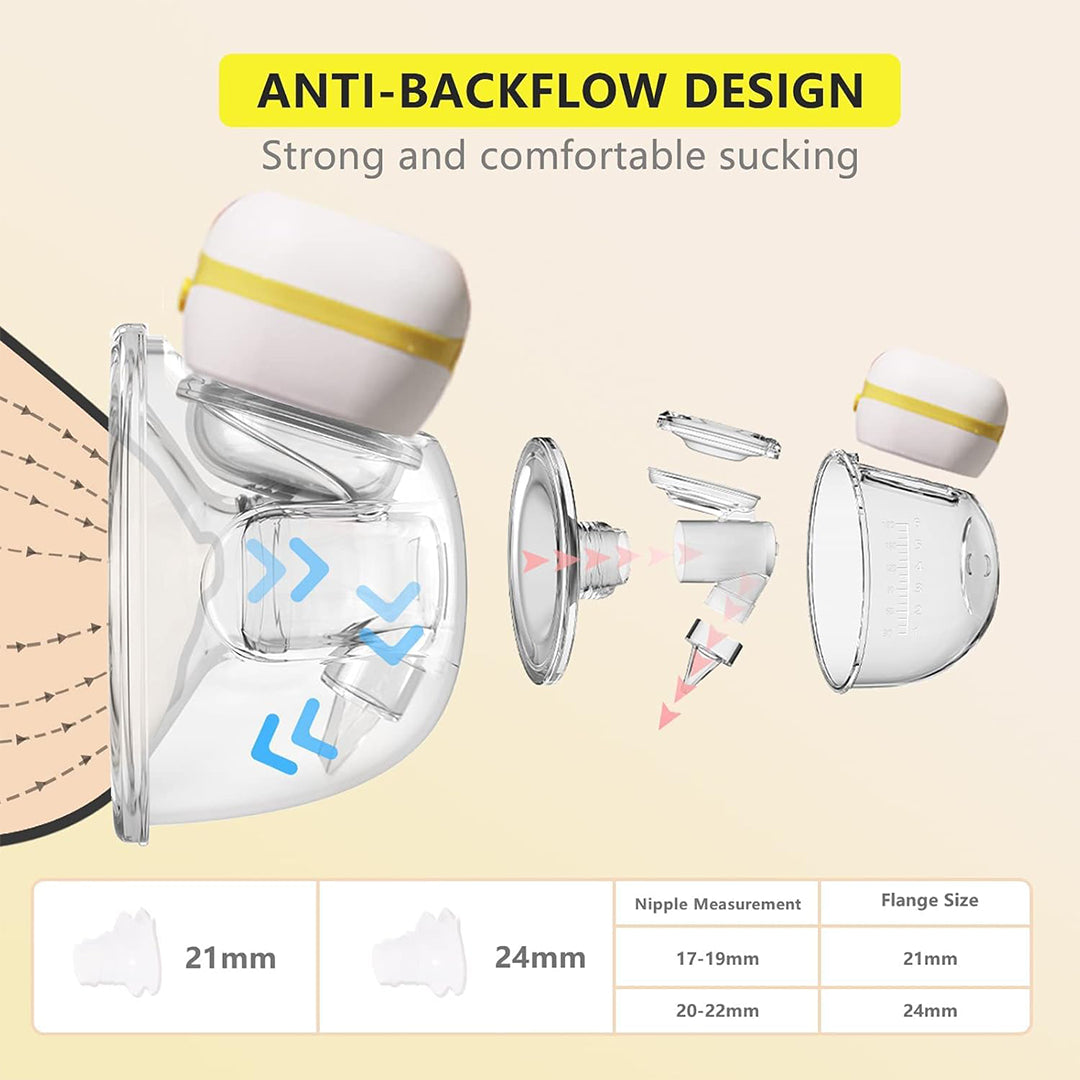 True Baby Wearable Double Electric Breast Pump – Yellow