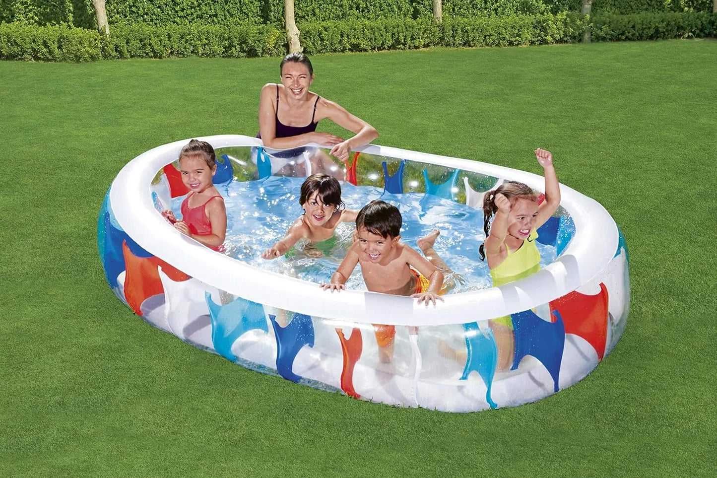 Bestway® Elliptic Inflatable Play Pool – 54066E