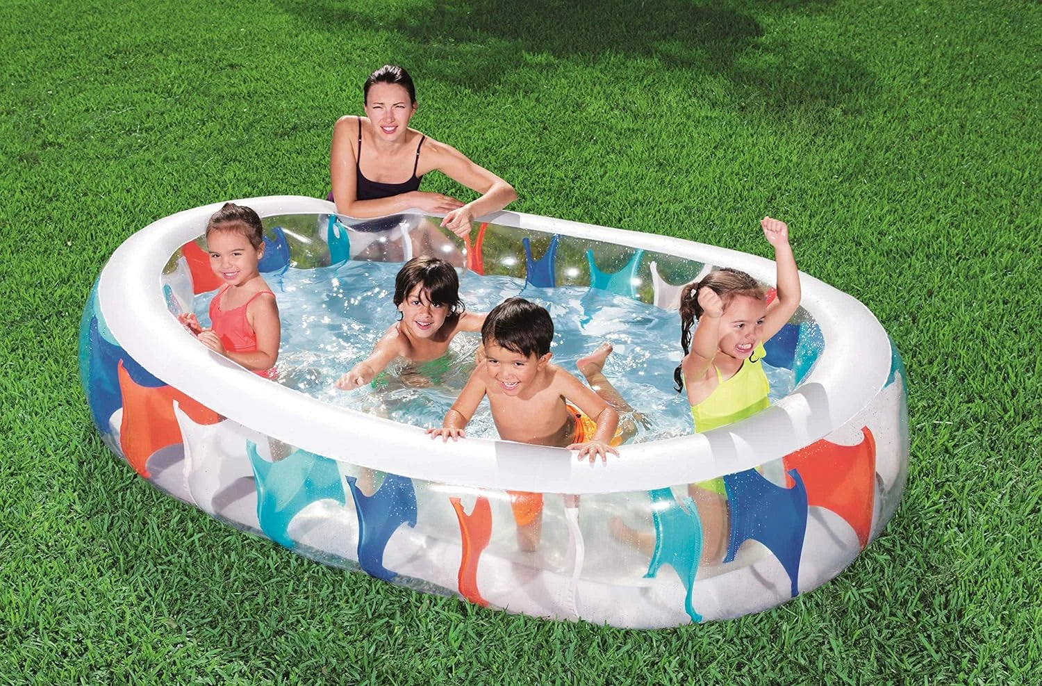 Bestway® Elliptic Inflatable Play Pool – 54066E