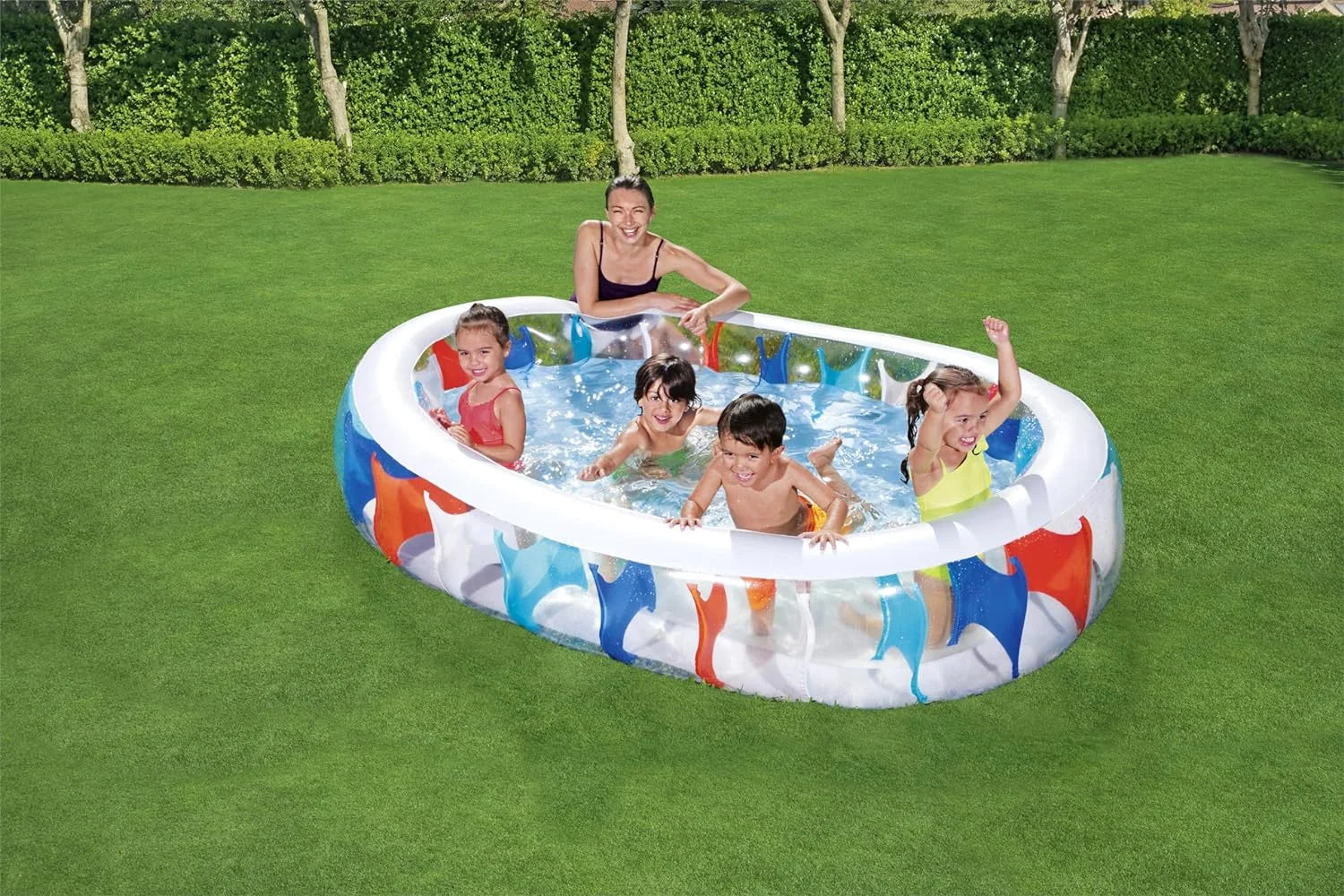 Bestway® Elliptic Inflatable Play Pool – 54066E