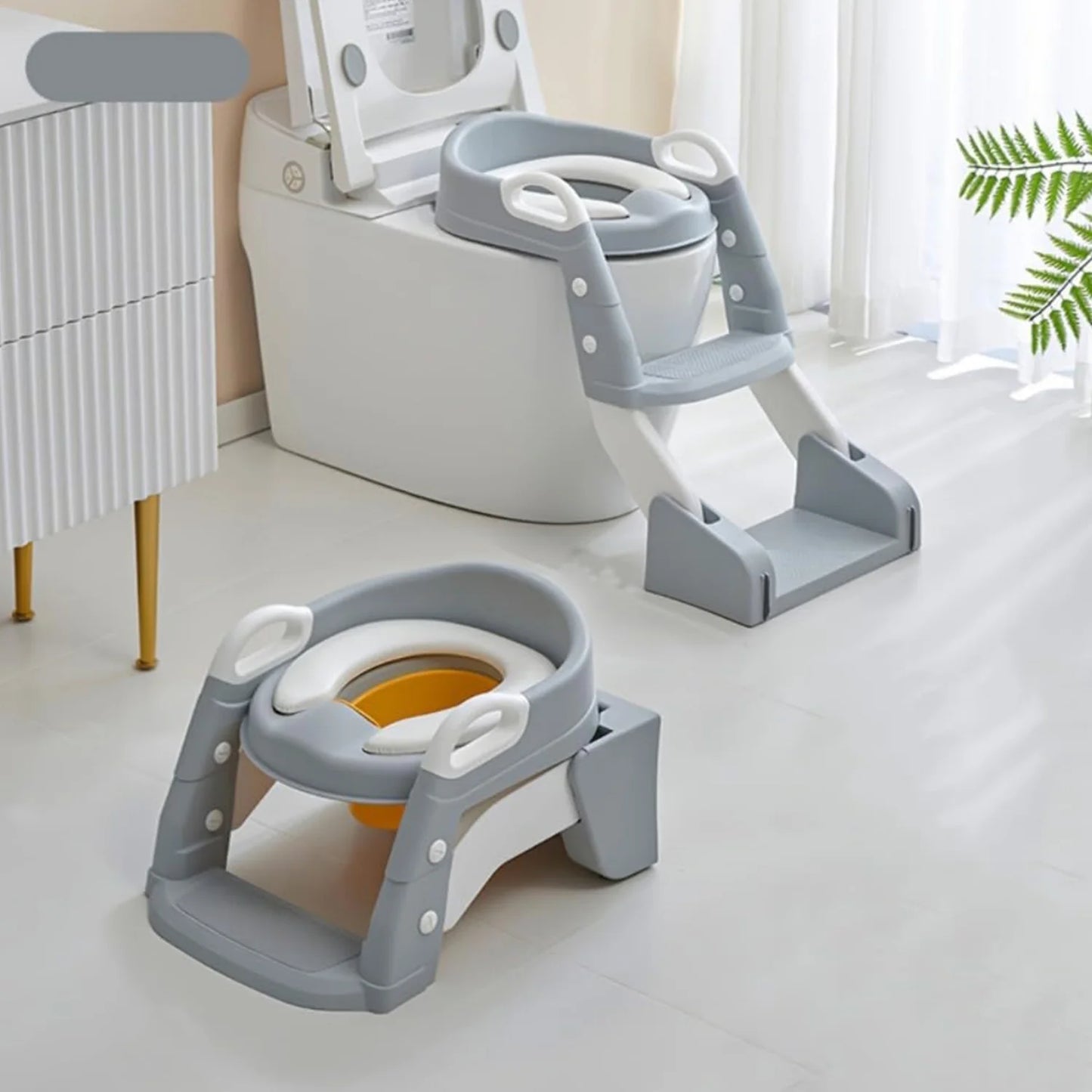 Grey Potty Training with Ladder