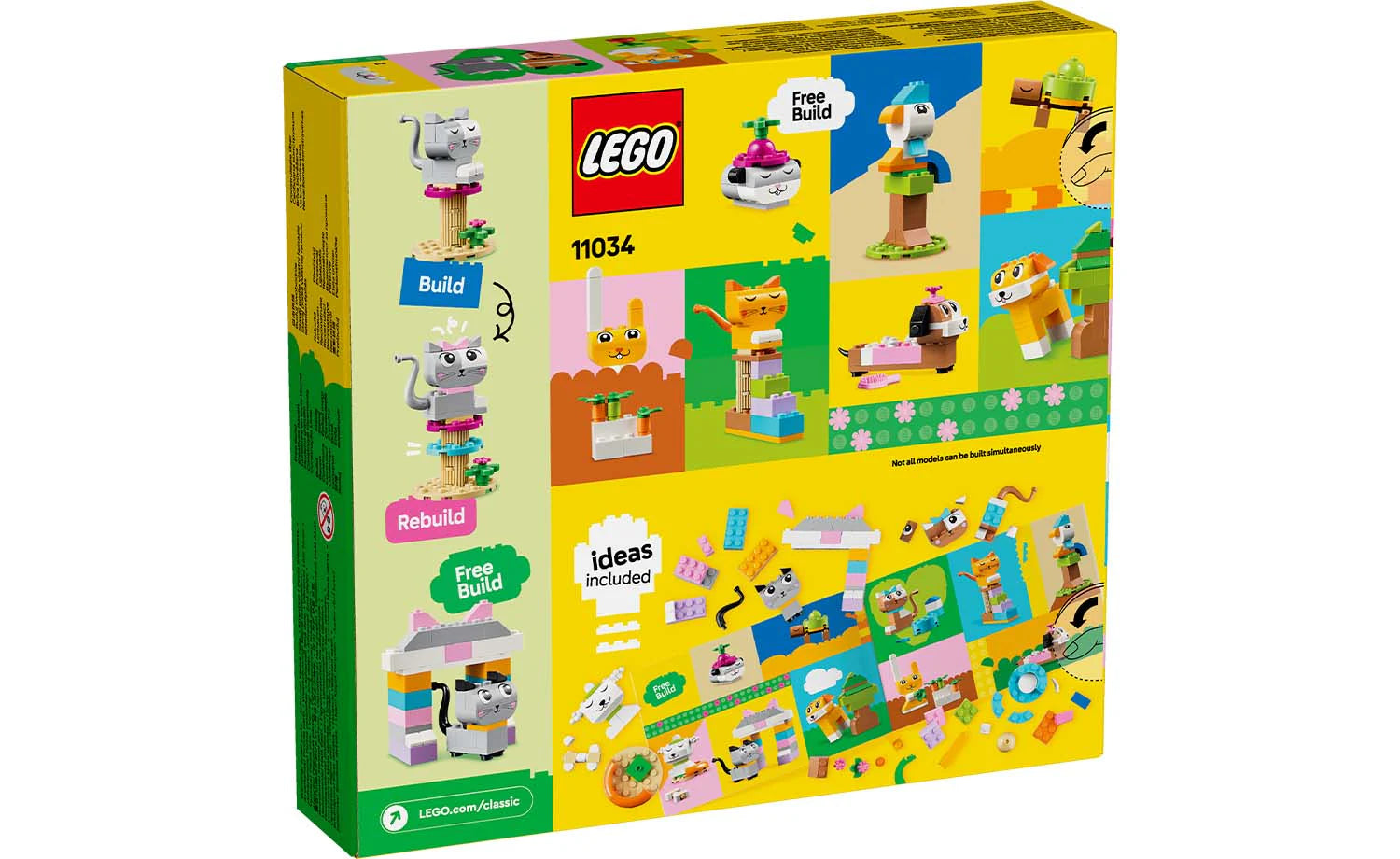 ليجو كلاسيك: الحيوانات الأليفة الإبداعية – LEGO Classic Creative Pets (11034)