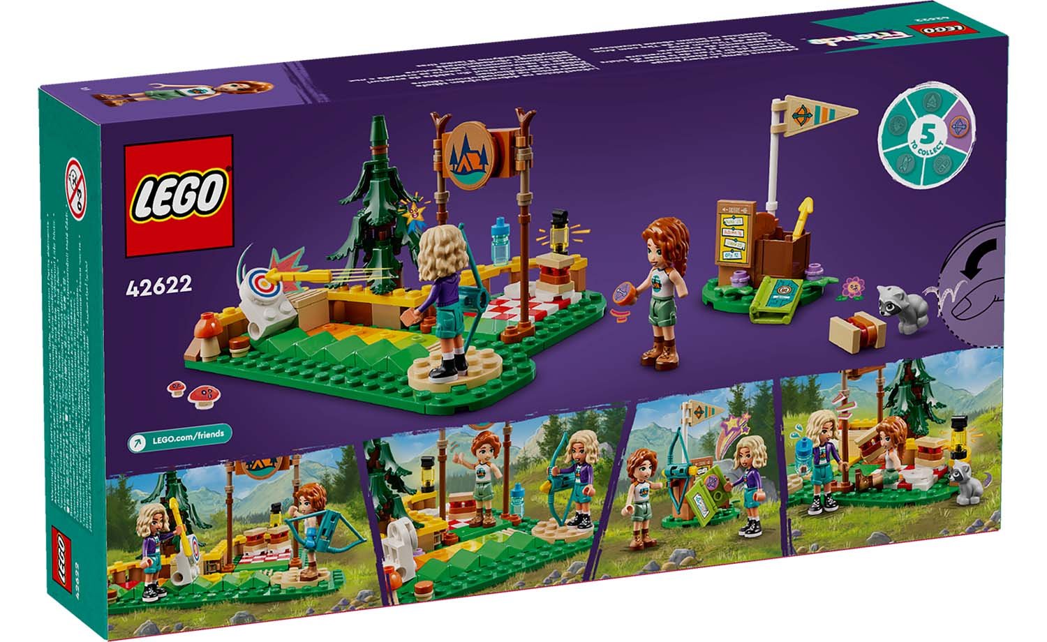ليجو فريندز: ميدان رماية المعسكر المغامر – LEGO Friends Adventure Camp Archery Range (42622)