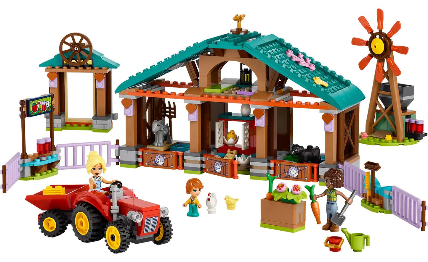 ليجو فريندز: ملجأ الحيوانات في المزرعة – LEGO Friends Farm Animal Sanctuary (42617)