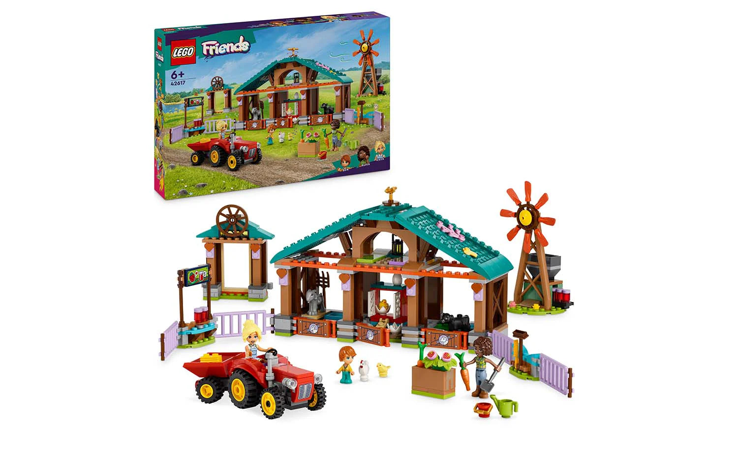 ليجو فريندز: ملجأ الحيوانات في المزرعة – LEGO Friends Farm Animal Sanctuary (42617)