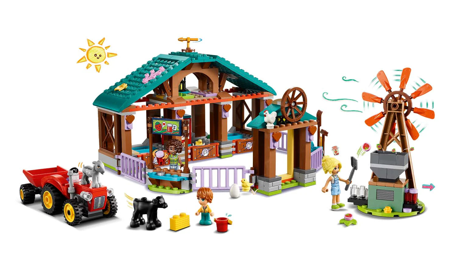 ليجو فريندز: ملجأ الحيوانات في المزرعة – LEGO Friends Farm Animal Sanctuary (42617)
