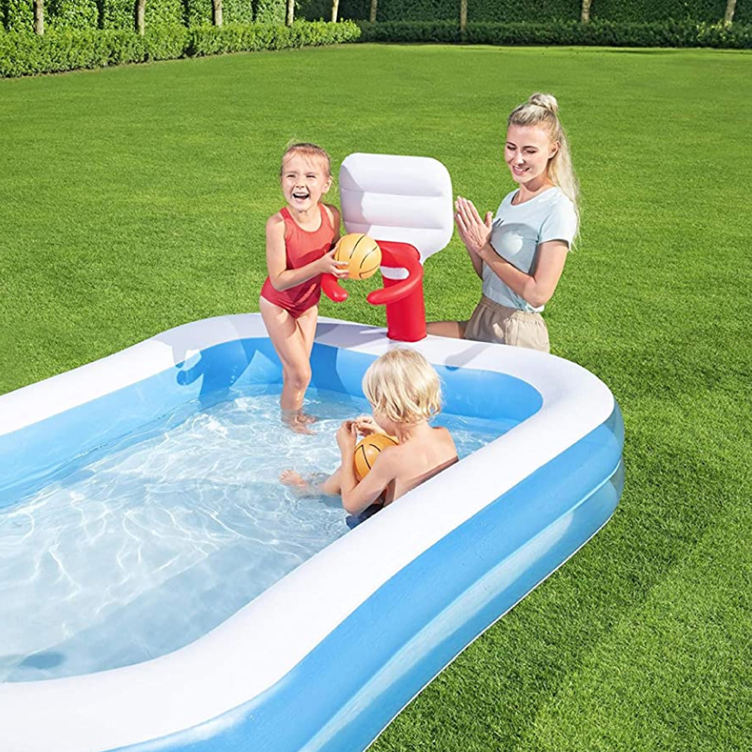 Bestway Inflatable Basketball Pool – 251x168x102 cm - Image 5