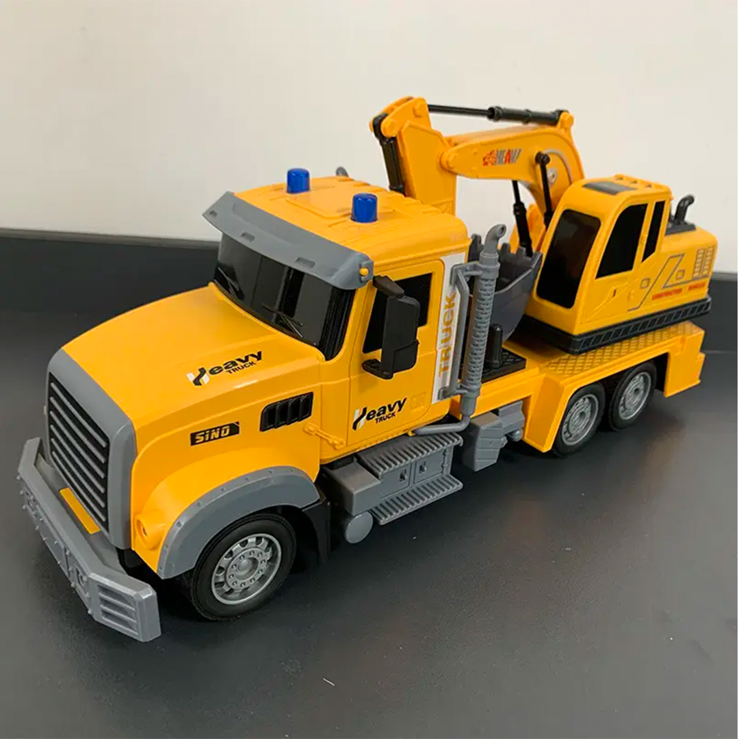 Big Construction Truck with Lights & Sounds – Realistic Toy Vehicle (3+ Years)